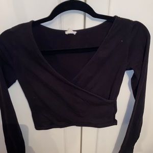 4 set of Garage cropped long sleeve tops
